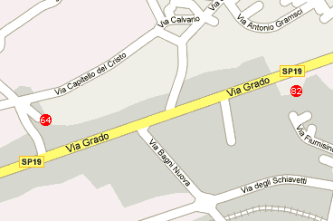 Mappa Monfalcone via Grado